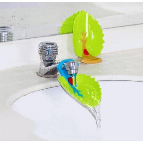 New Hot Sale Cartoon Leaf Sink Extension Faucet Kids Children Washing Hand Water Guide Device