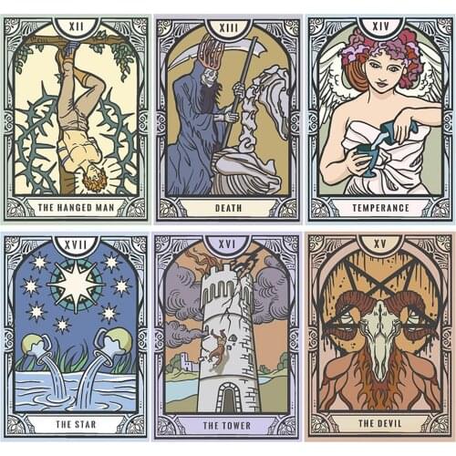 Resin Tarot Cards Molds Resin 22 Different Shape Major Arcana Card Casting Silicone Cards Mould Table Board Game DIY Crafts