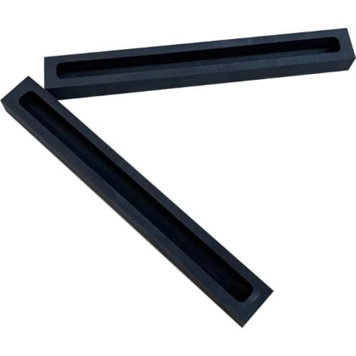 Graphite Casting Ingot Long Bar Mold for Metal Casting Melting Refining Strips Mould