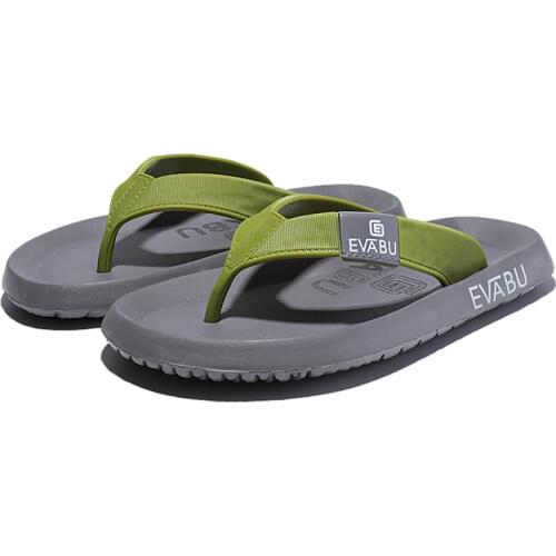 Mens Flip Flops Korean Fashion Large Size Flip-Flop Beach Slipper Mens Non-Slip Wear-Resistant Slippers Men Beach Flip Flops