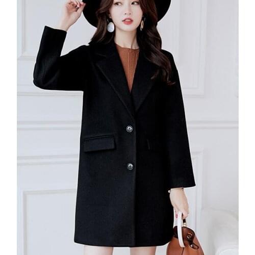 QXSLZQ Womens Black Coats
