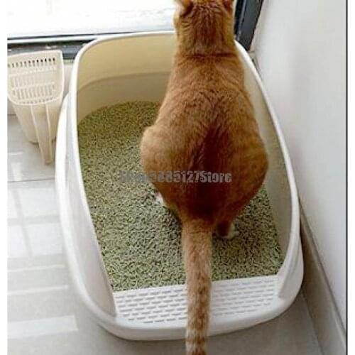 Litter Basin And Cat Cage Small Size Semi Closed Anti Splash Litter Basin Toilet Litter Basin Deodorant