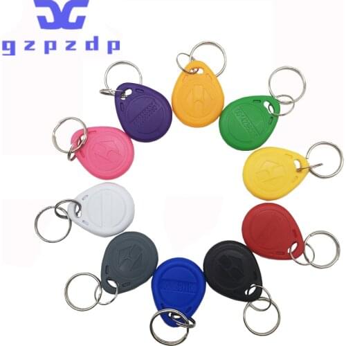 10PCS Read Only TK4100 Proximity 125Khz RFID Keyfobs Card Key Chain Card