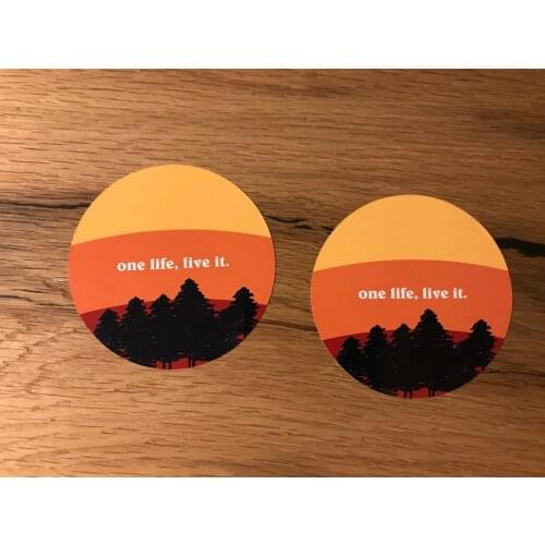 SURF Aufkleber One Life live it Offroad Abenteuer Camping Party ON #258