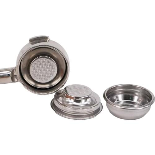 58mm Coffee Tea Filter Basket For Espresso Machine Coffee Maker Part Stainless Steel Porous Filter Bowl Basket High Quality