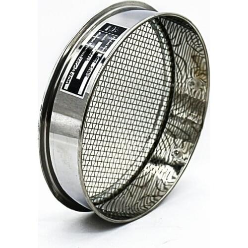 Flour Sieve Soybean Rice Grain Sesame Sample Test Sieve SS 304 Filter Mesh & Frame Diameter 25cm Hole Diameter 2mm - 5mm