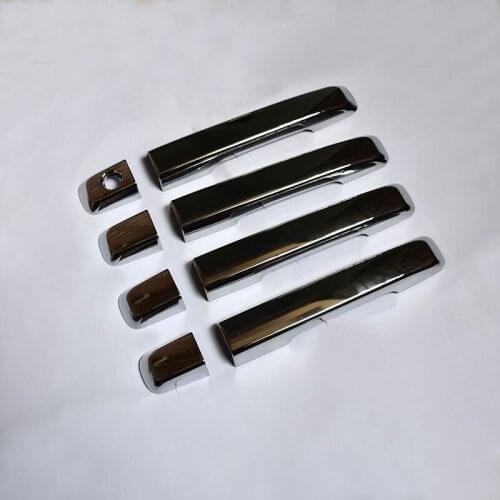 TIT FOR 2012-2017 ISUZU d-max ABS Door handles bowl CHROME cover for D-MAX accessory 2015 DMAX accessories