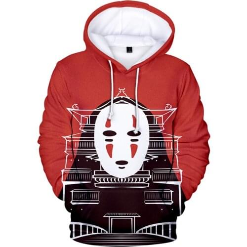 Spirited Away Hoodie Men Women Kids Sweatshirt Studio Ghibli Hayao Miyazaki Chihiro Anime Hooded Jacket Pullover Coat