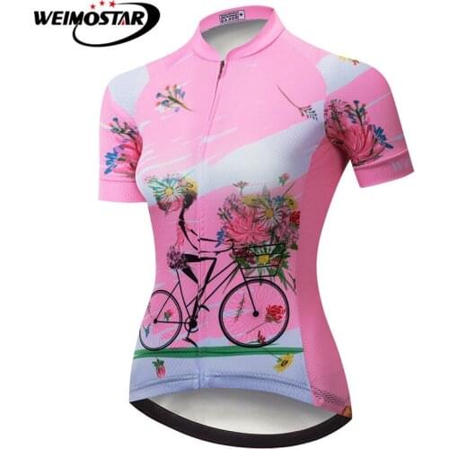 Weimostar Cycling Jersey Women Summer Mountain Bike Clothing Quick Dry MTB Bicycle Jersey Downhill Cycling Clothing Ciclismo