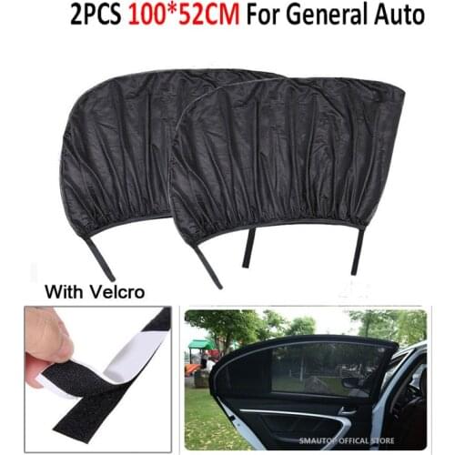 2Pcs Car Window Sun Shade Rear Side Windows Kids Baby Uv Protected Cars Sun Shades Car Rear Side Window Sun Visor Shade Side SUV