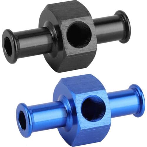3/8in Hose Adapter Fuel Nitrous Pressure Gauge Adapter Aluminium Alloy Universal 3/8in Hose 1/8in NPT Port Universal T Adapter