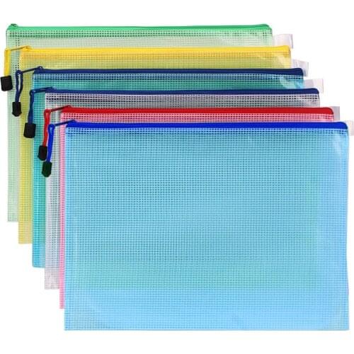 5pcs A4/A5/A6/B5 Waterproof Document Bag Filing Product Folder Office School File Pocket Folder Book Pencil Pen Case Bag Supplie