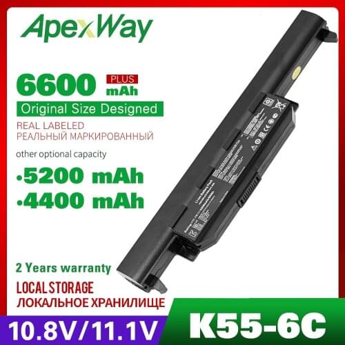 11.1V Laptop Battery A32-K55 For Asus K55A K55D K55DE K55DR K55N K55V K55VD K55 X45A X45C X55 X55A X55C X55U X55V X55VD Series