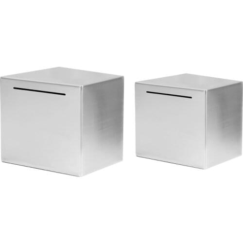 Safe Piggy Bank Made of Stainless Steel,Safe Box Money Savings Bank for Kids,Can Only Save the Piggy Bank That Cannot Be Taken
