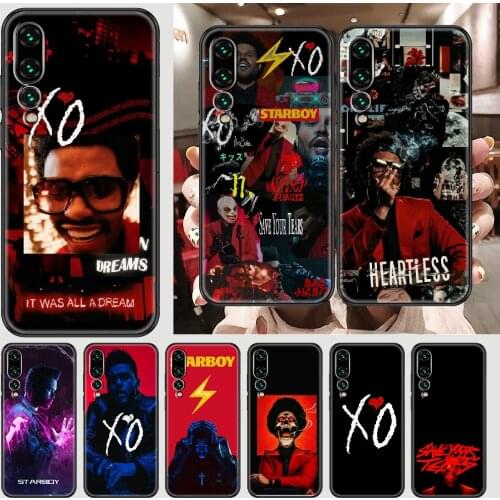 The Weeknd xo Phone case For Huawei P Mate P10 P20 P30 P40 10 20 Smart Z Pro Lite 2019 black tpu hoesjes trend shell soft coque