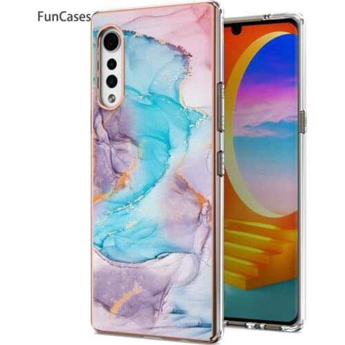 Cool Soft Silicone Phone Bag Cover For case LG Velvet 4G Portable Exotic TPU Cases Protective LG estuche Velvet 5G G9 Tel Rose