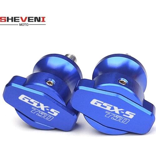 Motorcycle Accessories CNC Aluminum Swingarm Spools Slider 8MM Stand Screw For Suzuki GSX-S750 GSXS750 2011-2018 GSXS GSX-S 750