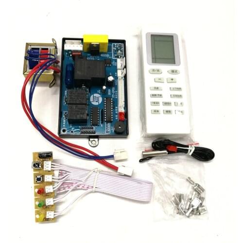 New PG motor double probe air conditioner computer board universal board universal hook board electronic speed regulation type