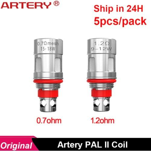 Original Artery PAL II Coil 0.7ohm Mesh Coil & 1.2ohm Regular Coil for PAL 2 / Artery PAL 60W