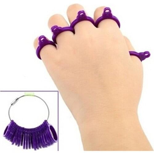 Plastic Ring Jewelry Finger Size Measuring Tool Detachable Ring Size Ring Measuring Jewelry Equipment High Quality