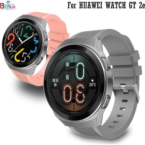 Watch Strap For Huawei Watch GT 2e /Watch2 pro for Amazfit GTR 47mm Silicone bracelet Wristband Replacement 22mm Smart Wristband