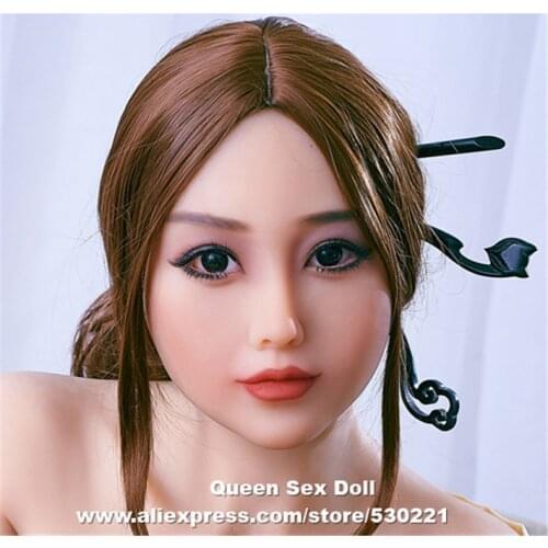Saya Sex Doll Head For Real Silicone Sexy Dolls Japanese TPE Lifelike Adult Love Dolls Heads Oral Artificial Mannequin