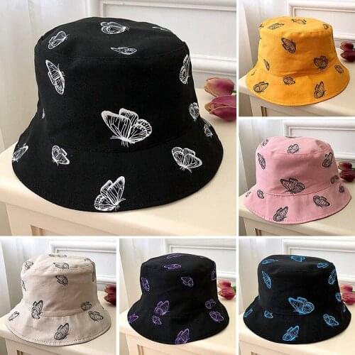 Sunscreen Fisherman Hats Women Summer Sun Hat Double-sided Korean Fashion Cotton Caps Breathable Wild Sun Hat