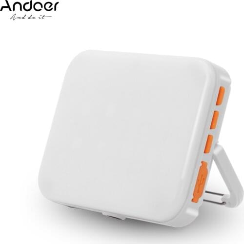 Andoer LY-01 RGB LED Fill Light Photography Video Light Multi-functional Superbright 3200K-6500K Built-in Battery for Vlogging