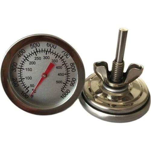 50~500 Degrees Celsius BBQ Accessories Grill Meat Thermometer Temperature Gauge Gage Household Kitchen Tools Outdoor Barbecue