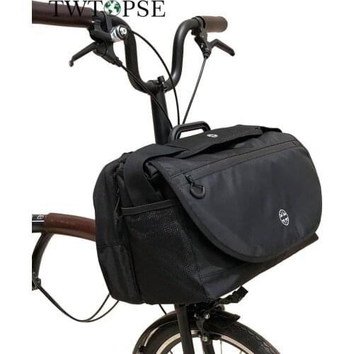 TWTOPSE Bicycle S Bags For Brompton Folding Bike Waterproof British Flag Pannier Luggage Basket Rainproof Cover S Bag For 3SIXTY