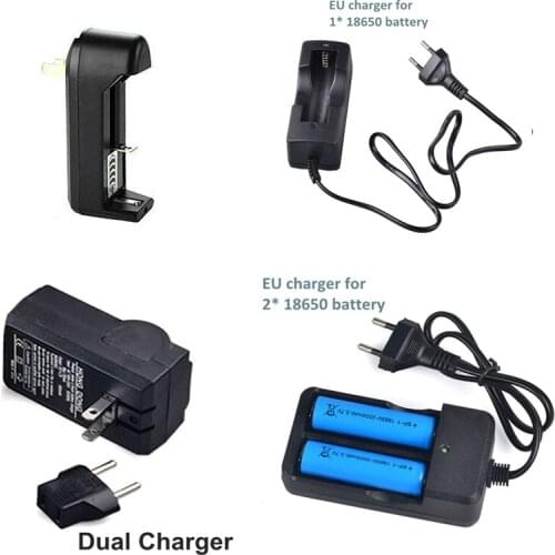 AU, EU, UK, US, adaptor 18650 26650 14500 battery charger 4.2v for flashlight