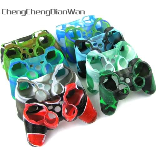 ChengChengDianWan Camouflage Silicone case protective Skin Case Cover for PS3 playstaion 3 controller