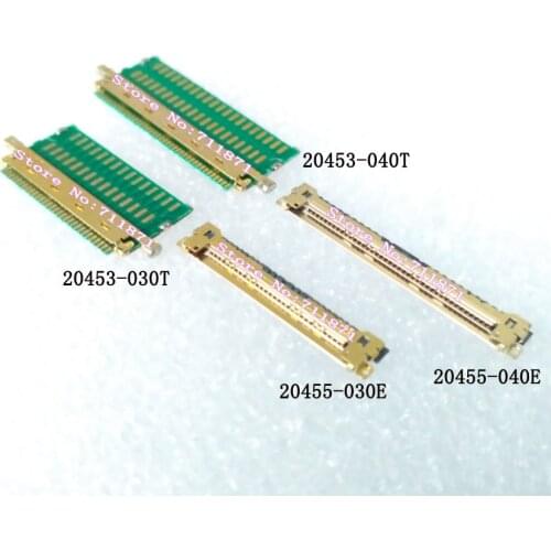0.5 Pitch 30P 40Pin I-PEX 20455-030E 20453-030T 20455-040E 20453-040T Adapter Connector 30Pin 40P EDP Connector Adapter joint