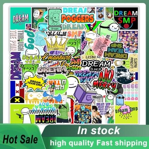 50Pcs/Lot Mixed Classic Deeam Smp Pvc Anime Stickers Cute Decoration Stickers Assembles Graffiti Decal Toys Gift For Childrens