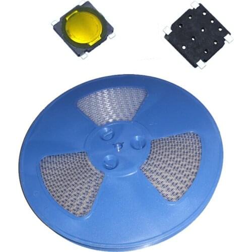 5000pcs/coil 4.5*4.5*0.55 mm SMD Thin-film Mini Tactile Water-proof Button TS-032G Tact Switches 4.5x4.5 mm