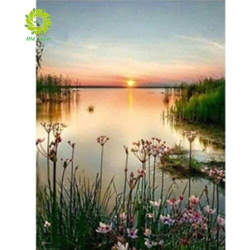 Old Street Home 5d Diamond Painting Full Drill landspace New Arrival Diamond Embroidery scenery Decorations For Home