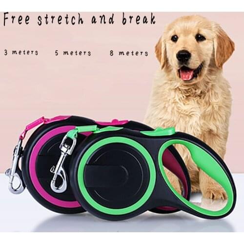 Pets Dog Leash Rope Automatic Retractable Tractor Variety Specifications Outdoor Walking For Small Medium Large Pet Dogs Collar