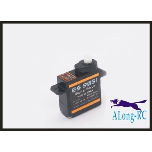 FREE SHIPPING 4PCS Digital Emax ES9051 4.3g servo to Mini DLG glider mini plane new servo RC model plane spare part