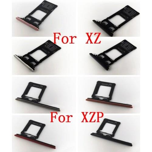 For Sony Xperia XZ XZ Premium XZP G8142 Sim Card Tray Holder Slot with Side Plug Part
