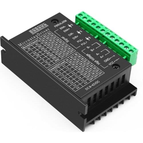 28EA Stepper Motor Driver TB6600 4A 9-42V Nema 17 Stepper Motor Driver CNC Controller Single Axes Hybrid Stepper Motor