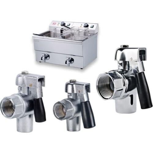Electric Fryer Drain Clique Electric Fryer Drain Valve Quick Oil Drain Valve Fryer Accessories 1.46in 1.18in 0.98in