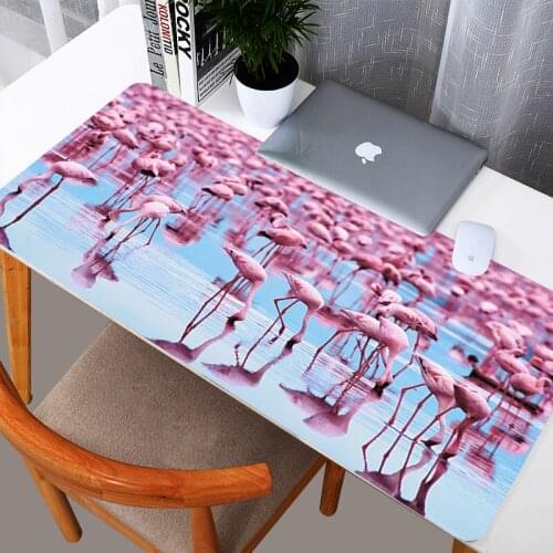 Flamingo Mouse Pad Design For Computer Gamer Large Extended Mousepad Big Gaming Mouse Pad XL Size 400mm*900mm