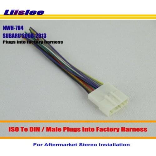 Liislee Wiring Harness For SUBARU Impreza Legacy Outback/Car Stereo Adapter Connector/Plugs into Factory Harness