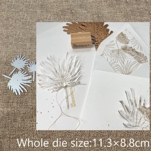 XLDesign Craft Metal Cutting Dies stencil mold 3pcs leaves set decoration scrapbook Album Paper Card Craft Embossing die cuts