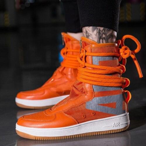 Mens High Top Ankle Boots Lace Up Sneakers Round Toe Shoes Flats Skateboard Casual Sport Candy Colors Boys Youth