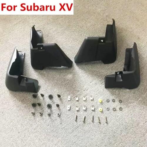 The new For Subaru XV Crosstrek 2018 2019 Mud Flap Mudguards Fender Splash Guards Car Guards Mud Flaps Auto Exterior Accessories