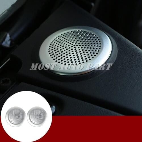 Interior Dashboard Speaker Frame Cover Trim 2pcs For Jaguar XF X260 2016-2018 Car accesories interior Car decoration