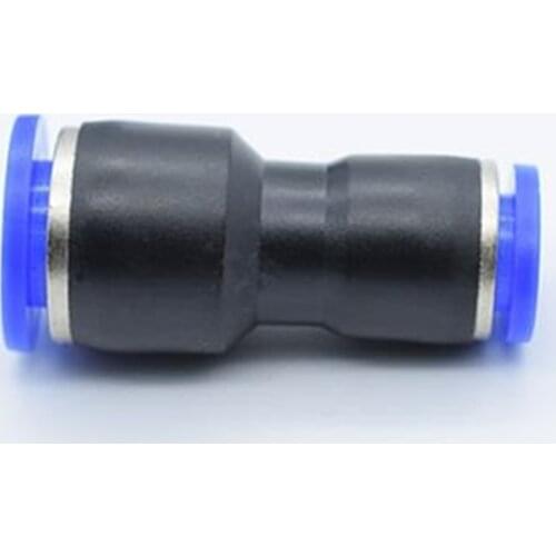 PG 1pcs 6-4mm 8-4mm 8-6mm 10-6mm 10-8mm 12-8mm 12-10mm 16-12mm Straight Union Reducer Fitting Pneumatic Push to Connect Air