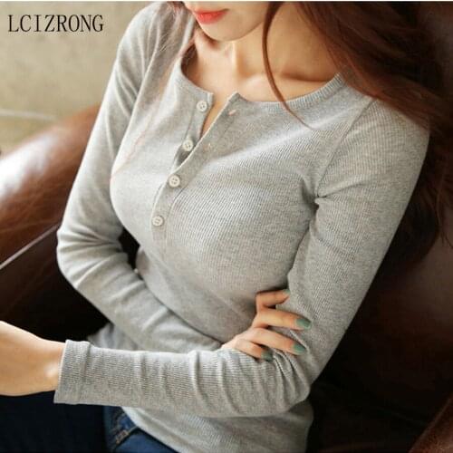 Casual Slim Long Sleeve Tshirt Women O Neck Solid 3XL Plus Size T Shirt Fashion Black White Thin Underwear Tee Female