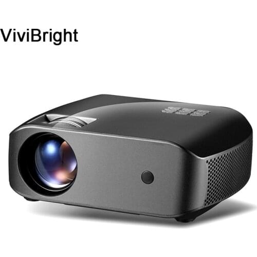 ViviBright LCD Projector 1280 x 720P 2800 Lumens USB Home Entertainment Projector Built-in Speaker 3D Video Proyector F10